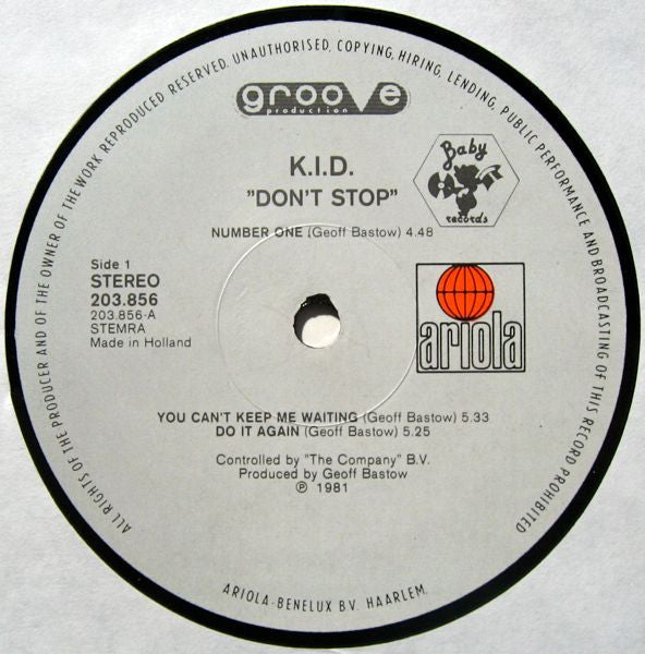 K.I.D. -Don't Stop