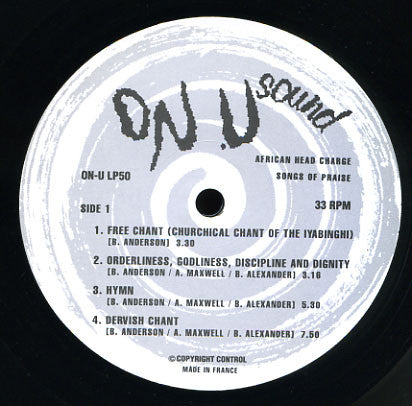 African Head Charge -Songs Of Praise