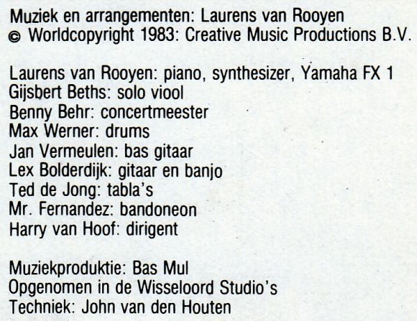 Laurens van Rooyen -Brandende Liefde (Originele Soundtrack)
