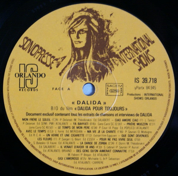 Dalida -Dalida Pour Toujours (Bande Originale Du Film)