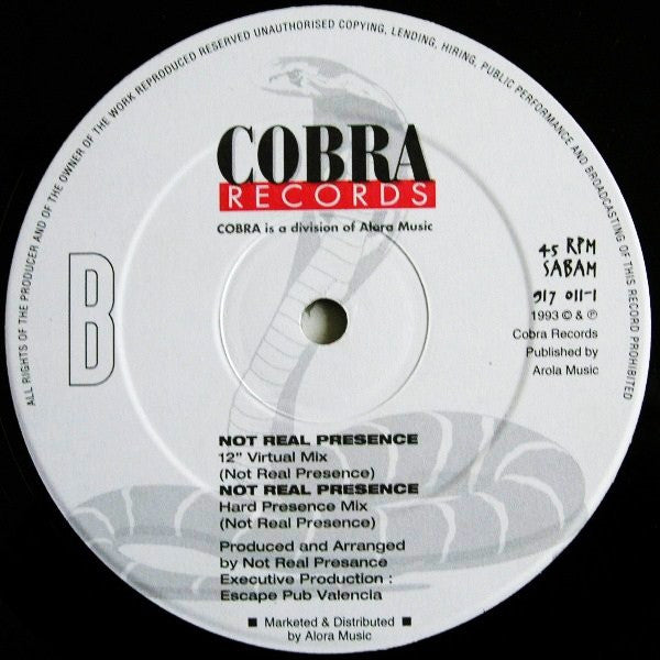 Not Real Presence -Chiki Chika