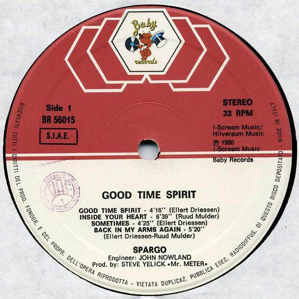 Spargo -Good Time Spirit