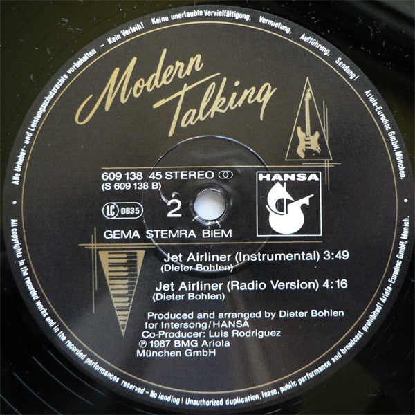 Modern Talking -Jet Airliner (Fasten-Seat-Belt-Mix)