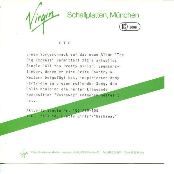 XTC -All You Pretty Girls