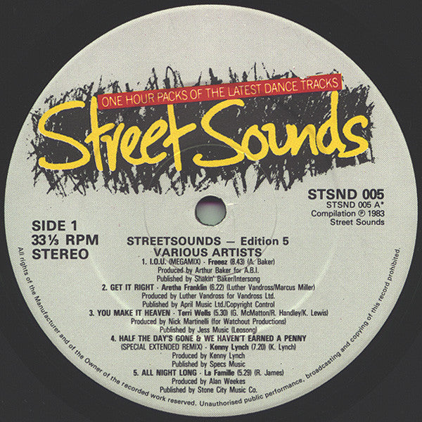 Various -Street Sounds Edition 5