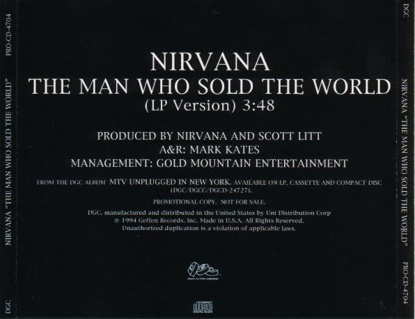Nirvana - The Man Who Sold The World