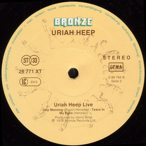 Uriah Heep -Uriah Heep Live