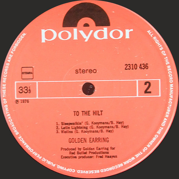 Golden Earring -To The Hilt