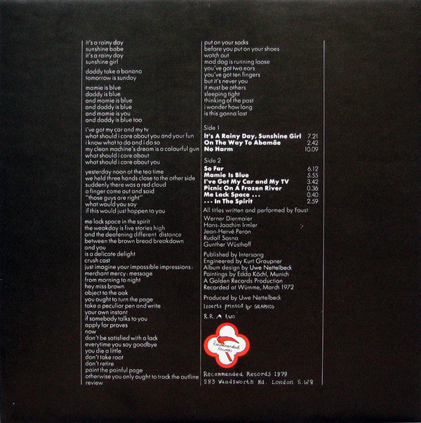 Faust -So Far