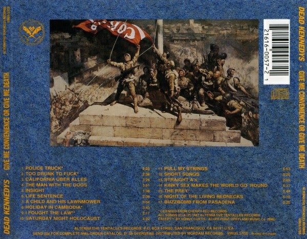 Dead Kennedys -Give Me Convenience Or Give Me Death