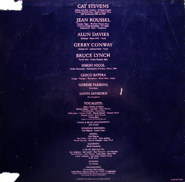 Cat Stevens -Numbers (A Pythagorean Theory Tale)