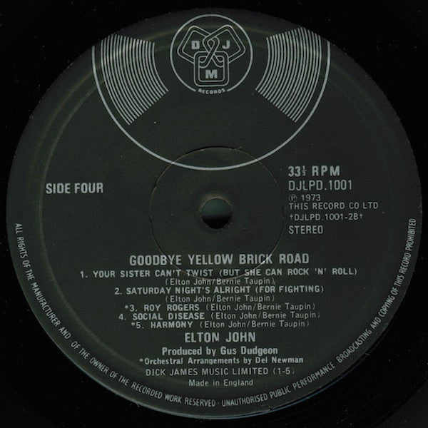 Elton John -Goodbye Yellow Brick Road