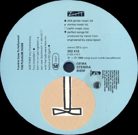 Frankie Goes To Hollywood -Welcome To The Pleasuredome