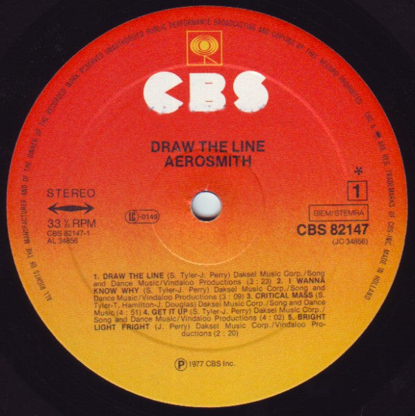 Aerosmith -Draw The Line