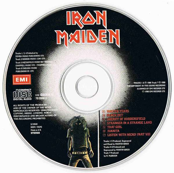 Iron Maiden -Wasted Years · Stranger In A Strange Land