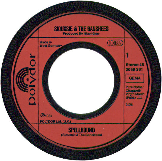 Siouxsie And The Banshees* -Spellbound