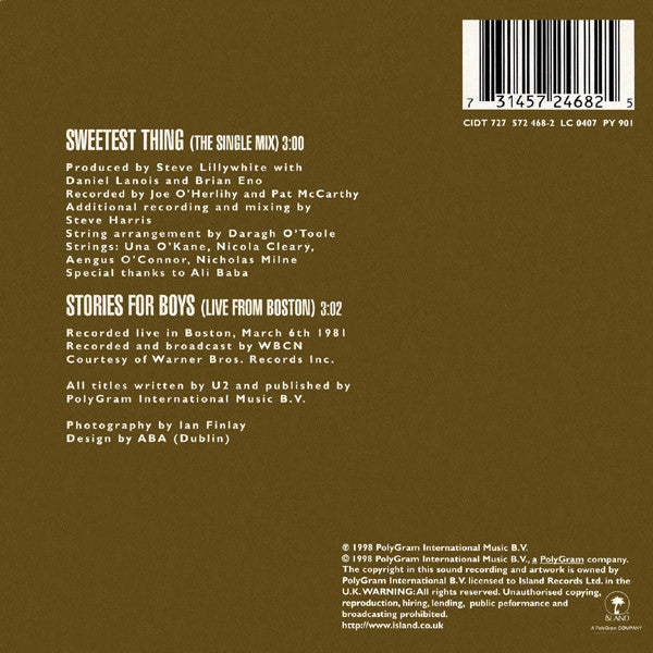 U2 -Sweetest Thing