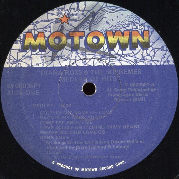 Diana Ross & The Supremes* -Medley Of Hits / No One Gets The Prize / The Boss