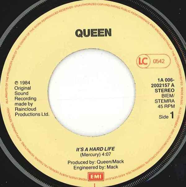 Queen -It's A Hard Life
