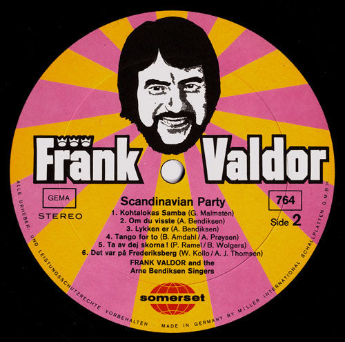 Frank Valdor And The Arne Bendiksen Singers -Scandinavian Party