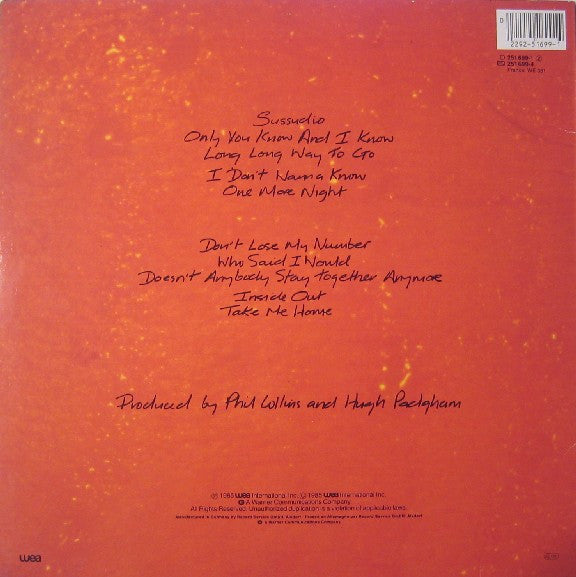 Phil Collins -No Jacket Required