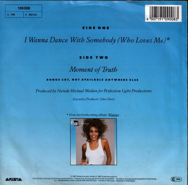 Whitney* -I Wanna Dance With Somebody (Who Loves Me)