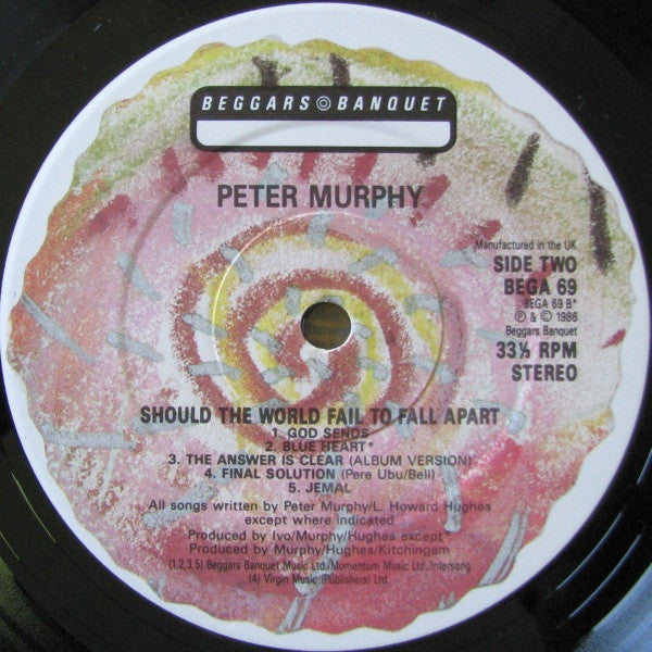 Peter Murphy -Should The World Fail To Fall Apart