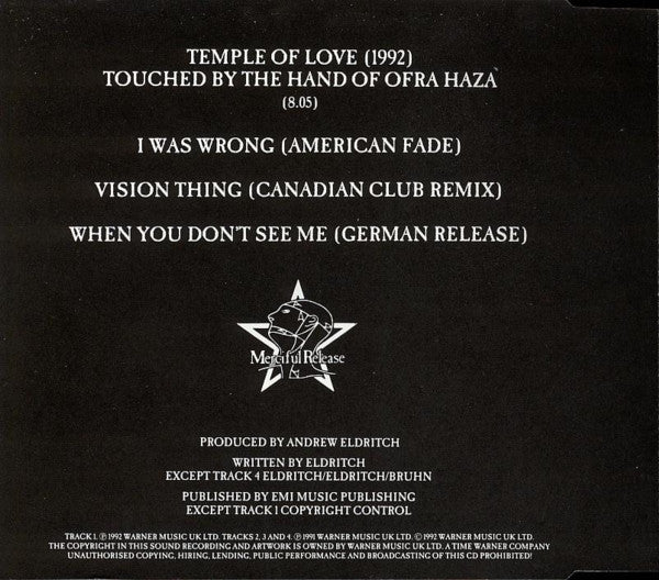 The Sisters Of Mercy -Temple Of Love (1992)