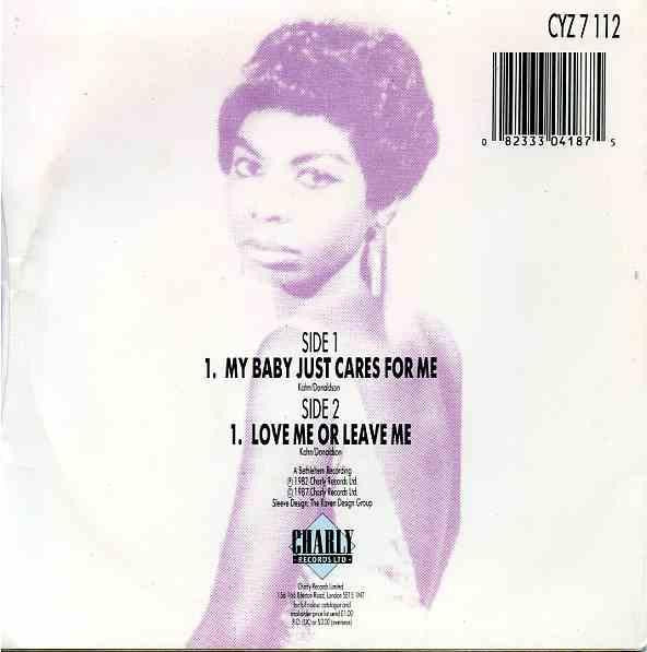 Nina Simone -My Baby Just Cares For Me