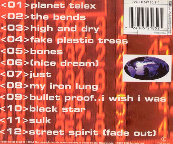 Radiohead -The Bends