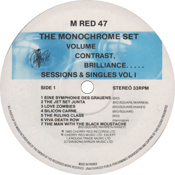 The Monochrome Set -Volume, Contrast, Brilliance... (Sessions & Singles Vol. 1)