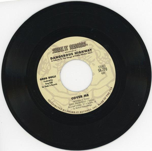 Greg Dulli -Dangerous Highway - A Tribute To The Songs Of Eddie Hinton Vol. 1