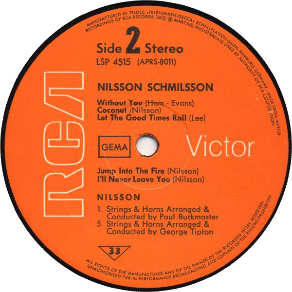 Harry Nilsson -Nilsson Schmilsson