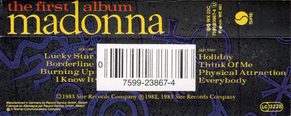 Madonna -The First Album