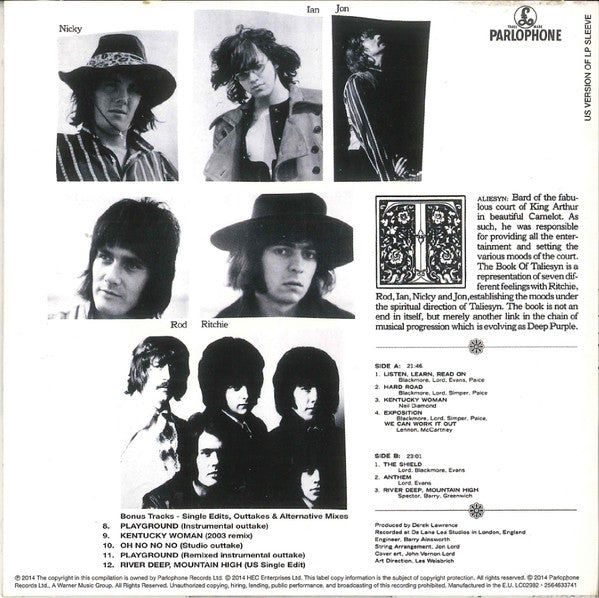 Deep Purple -Hard Road: The Mark 1 Studio Recordings 1968-69