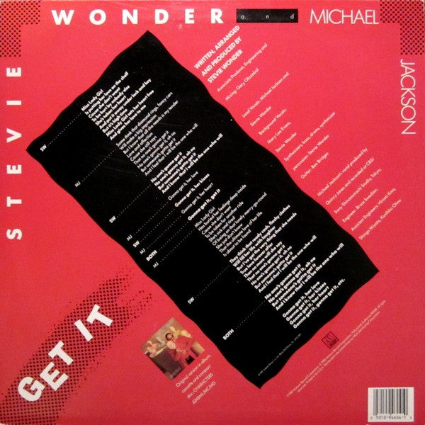 Stevie Wonder &amp; Michael Jackson - Get It