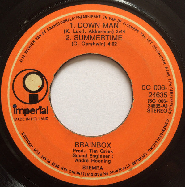 Brainbox (3) -Down Man / Summertime / Dark Rose