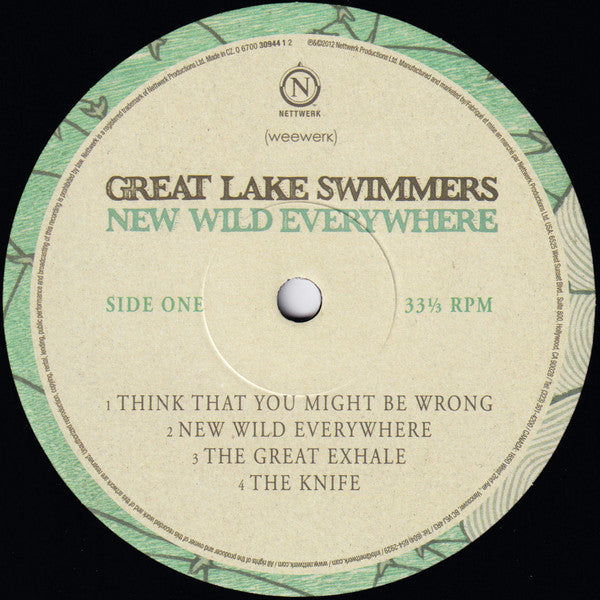 Great Lake Swimmers -New Wild Everywhere