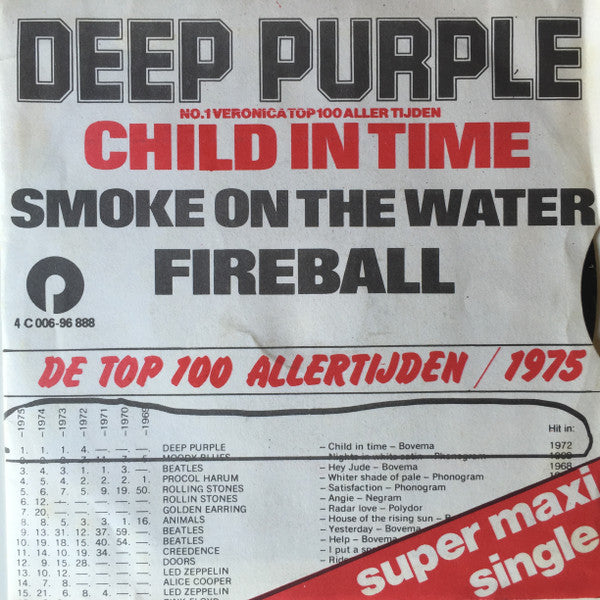 Deep Purple -Child In Time / Smoke On The Water / Fireball