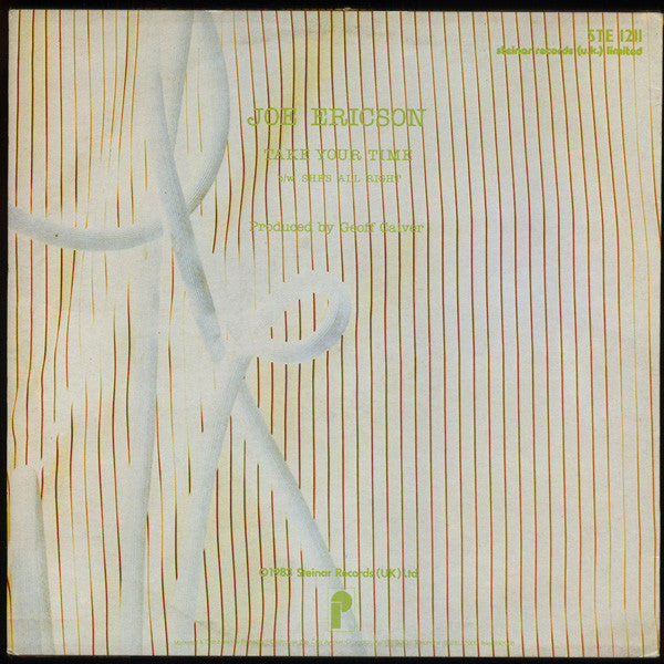 Joe Ericson -Take Your Time (Special 12" Mix)