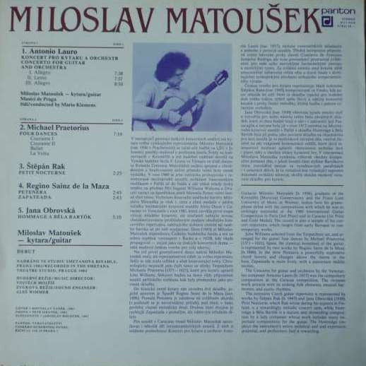 Miloslav Matoušek -Kytara / Guitar