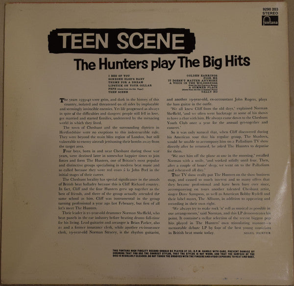 The Hunters -Teen Scene (The Hunters Play The Big Hits)