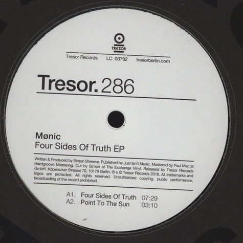 Mønic -Four Sides Of Truth EP