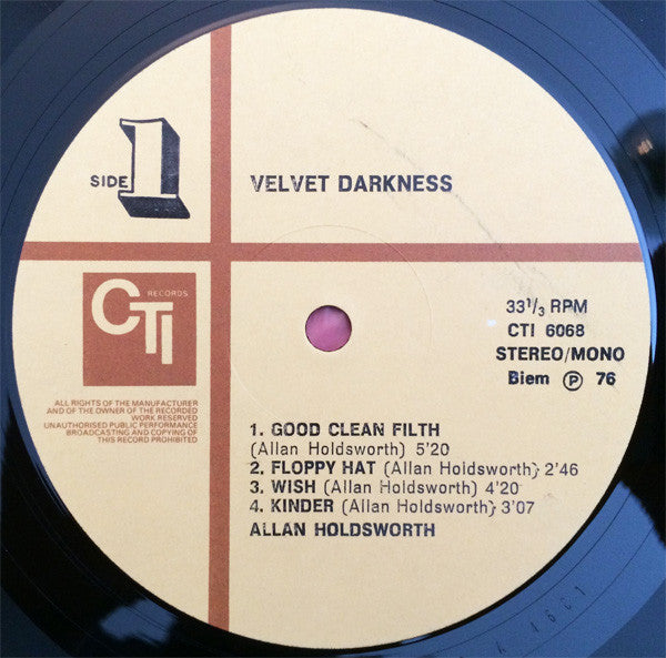 Allan Holdsworth -Velvet Darkness