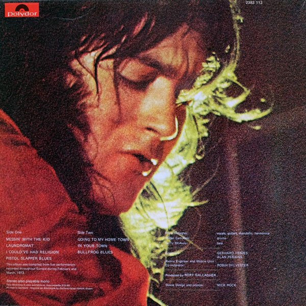 Rory Gallagher -Live! In Europe