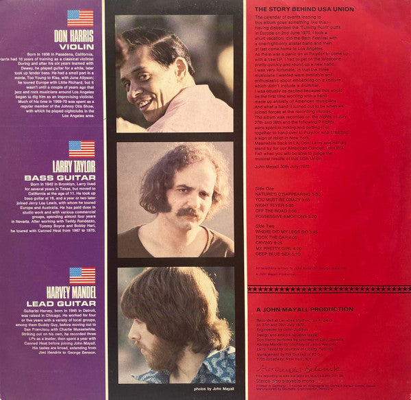 John Mayall -U.S.A. Union