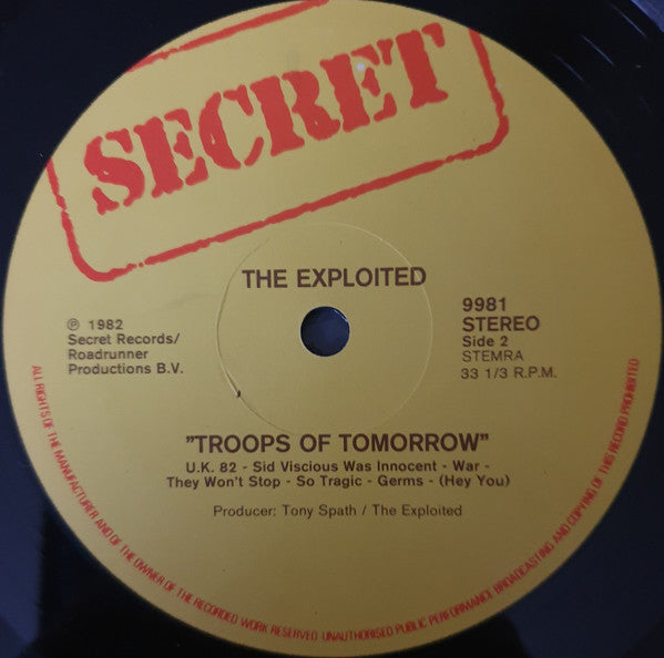 The Exploited -Troops Of Tomorrow