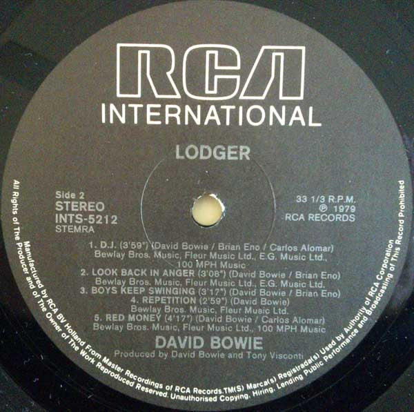 David Bowie -Lodger