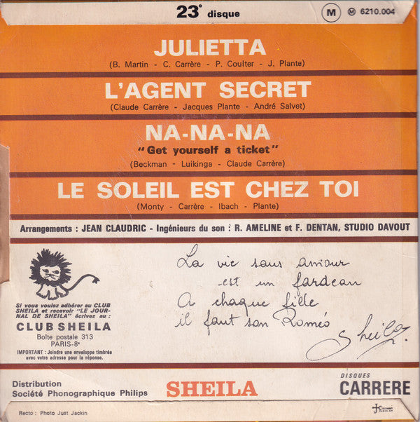 Sheila (5) -Julietta