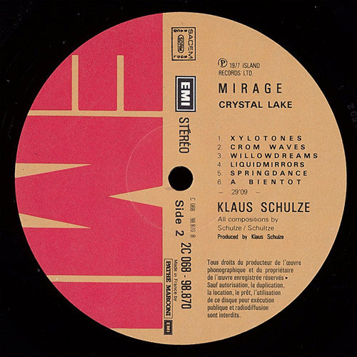 Klaus Schulze -Mirage
